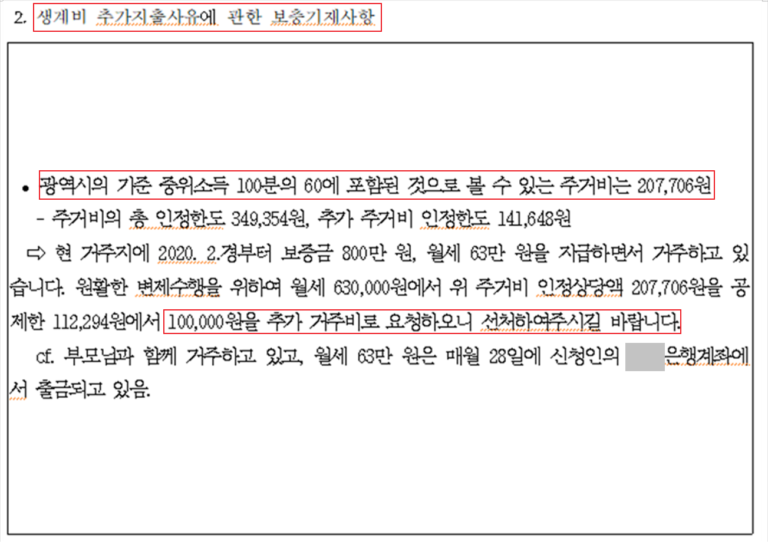 이혼 후 개인회생, 5천만원 빚 탕감
